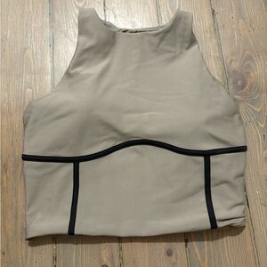 YPB Abercrombie & Fitch Women's Tan Sleeveless Top